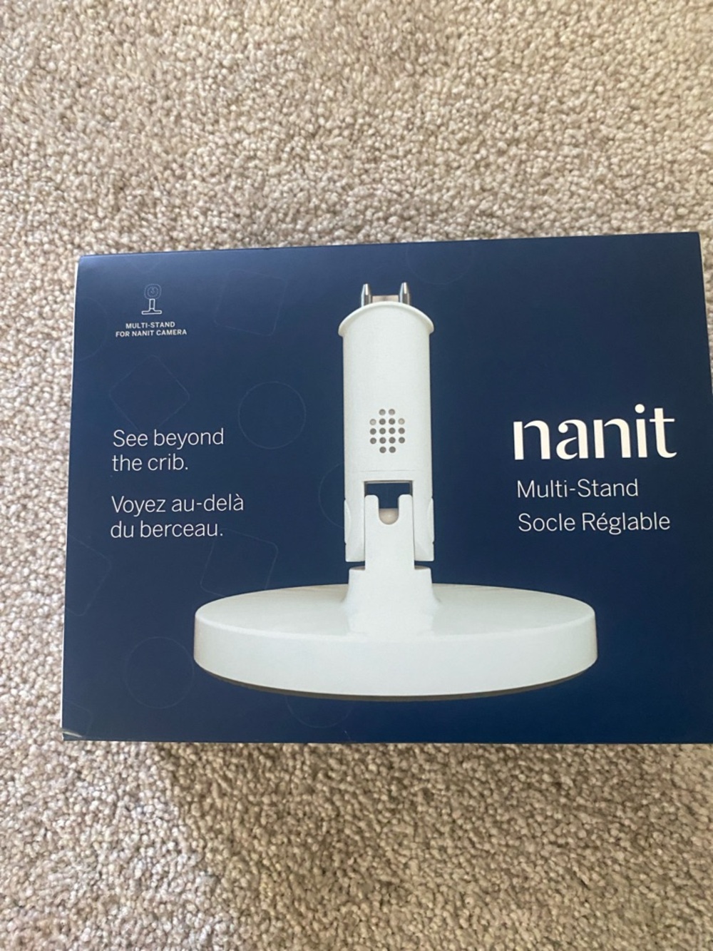 Nanit White Multi-Stand Adjustable Baby Camera Mount